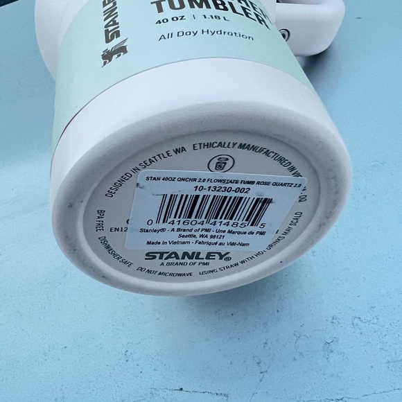 Stanley 40 oz Stainless Steel H2.0 FlowState Quencher Tumbler::NWT::ROSE QUARTZ: - Picture 4 of 4